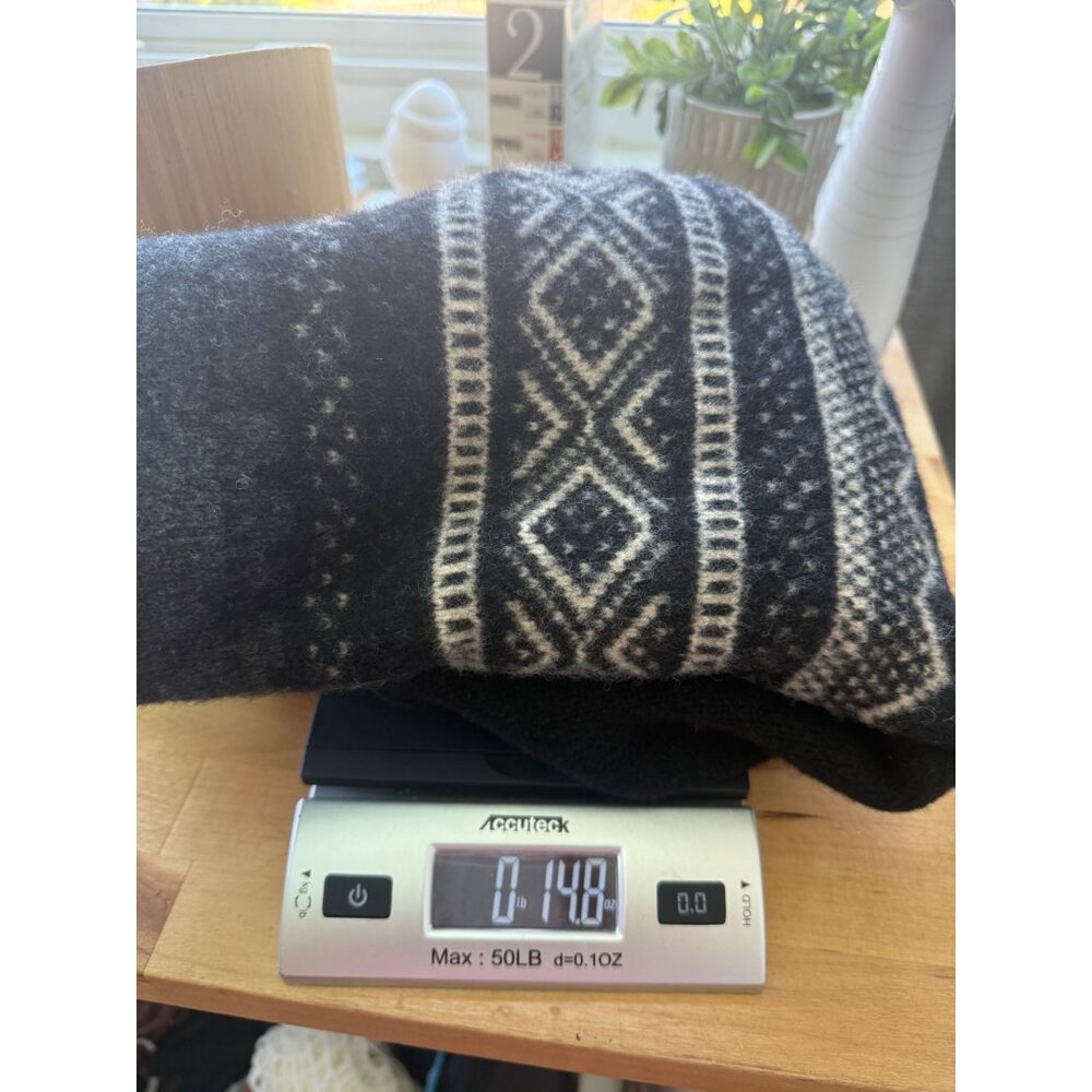 Eddie Bauer Mens 100% Lambswool Fair Isle Sweater Size M Crewneck Quiet Luxury - Picture 6 of 6
